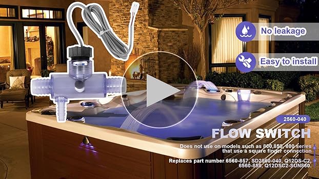 2560-040 Flow Switch Fits for Jacuzzi Hot Tub, Sundance Spas